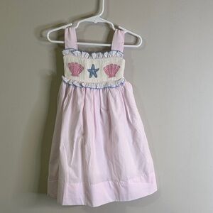 Cecil and Lou smocked seashell dress size 4T